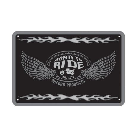 Sign: BORN TO RIDE