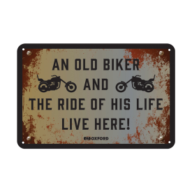 Sign: THE RIDE OF HIS LIFE LIVE HERE