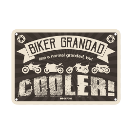 Sign: Biker Grandad Cooler