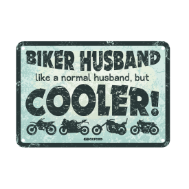 Sign: Biker Husband Cooler