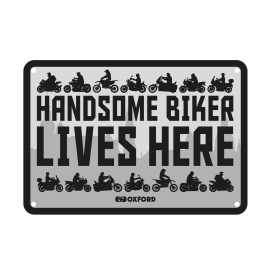 Sign: Handsome Biker Lives Here