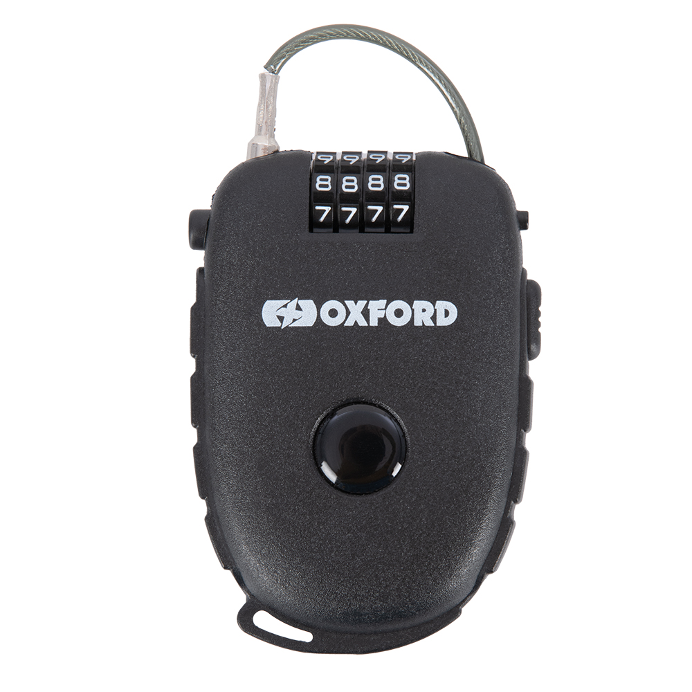 Retractable Combination Cable Lock 62cm