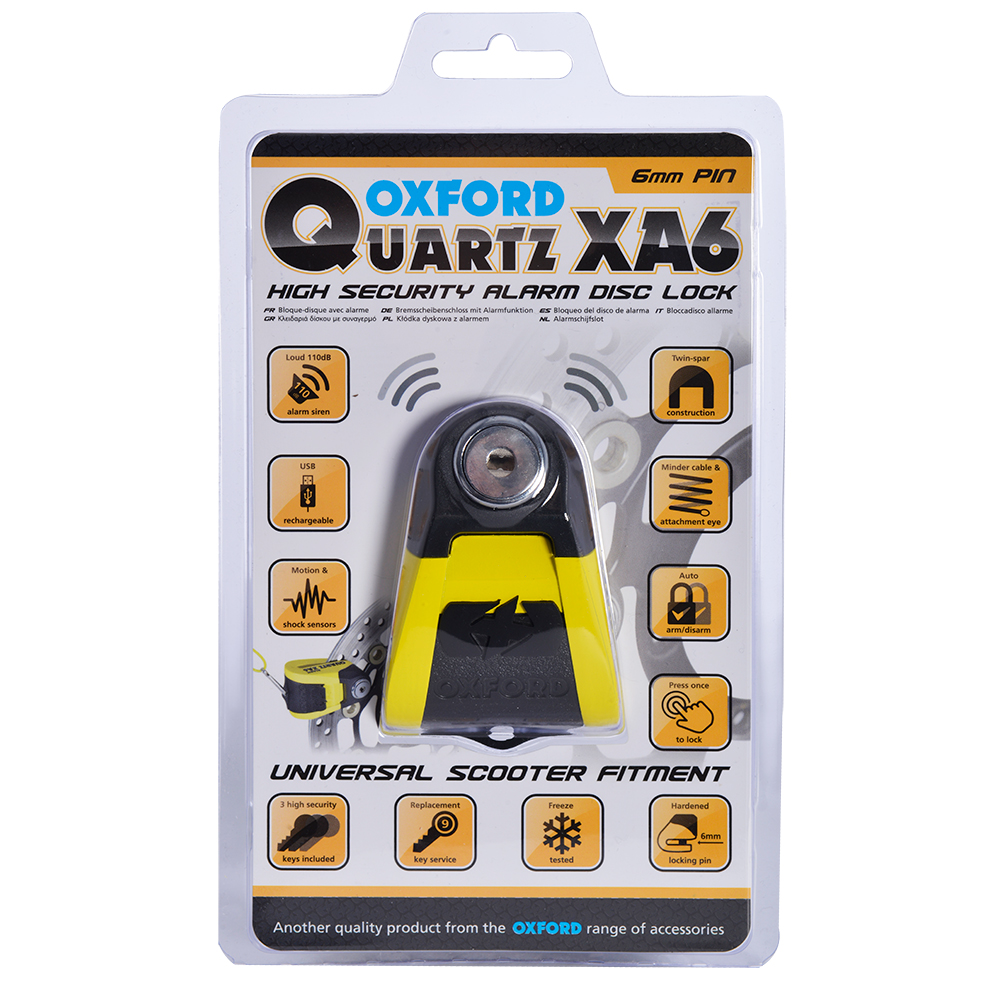 Quartz Alarm XA6 disc lock(6mm pin)