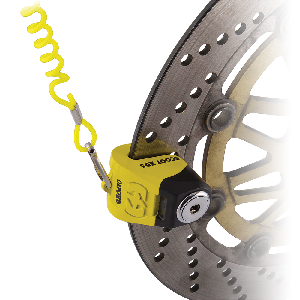 Scoot XD5 disc lock(6mm pin) Yellow/Blac