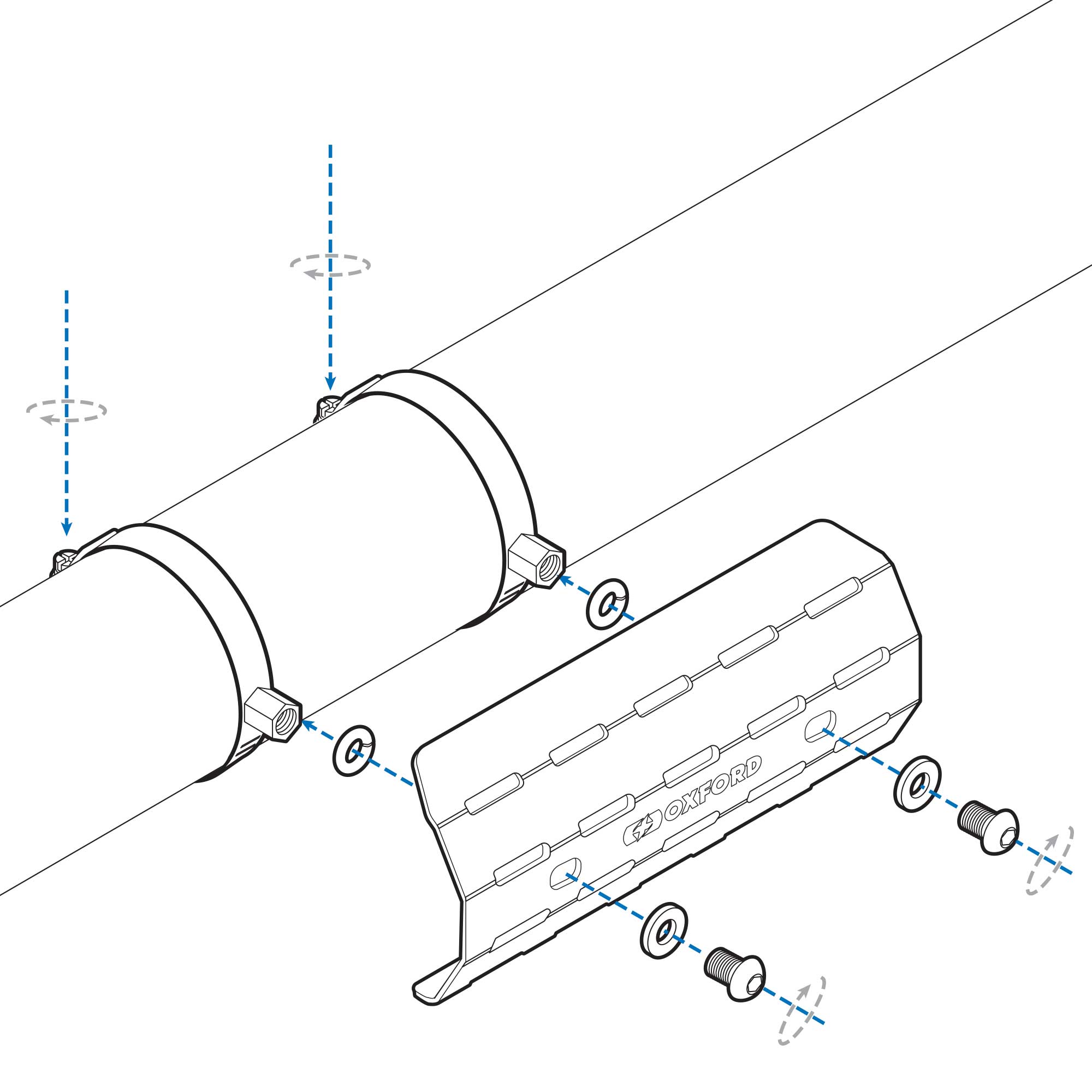 Scrambler Exhaust Heat Shield