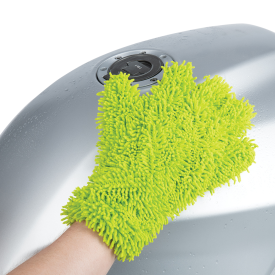 Microfibre Noodle Wash Glove Green