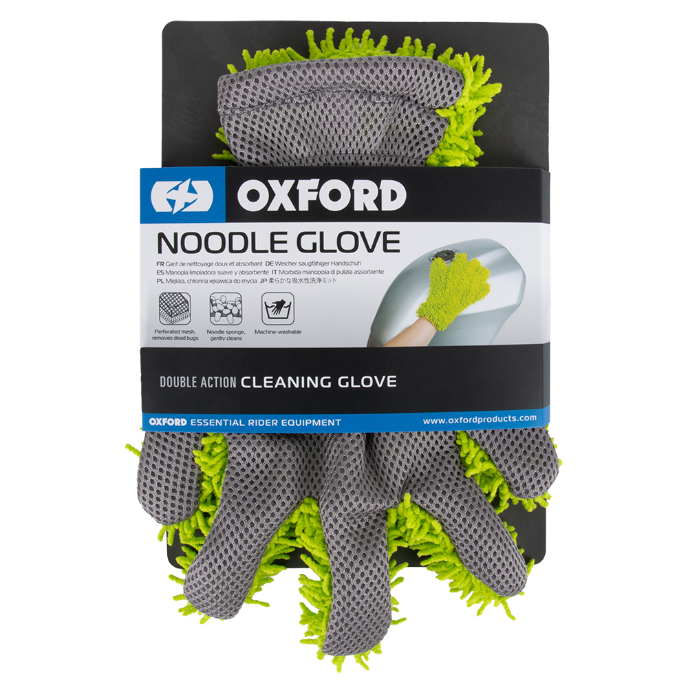 Microfibre Noodle Wash Glove Green