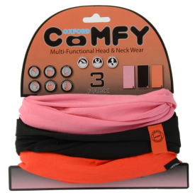 Oxford Comfy Pink/Blk/Red  3-Pack