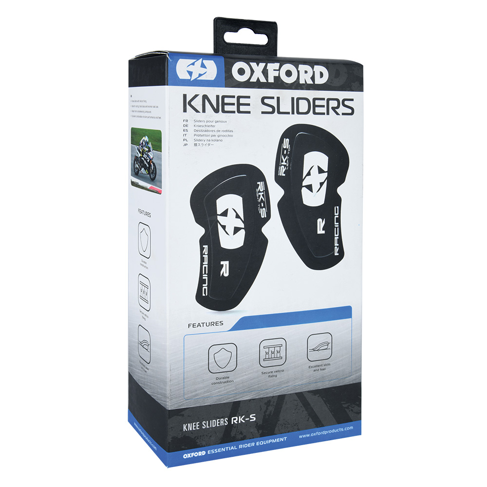 RK-S Knee Sliders Black/White