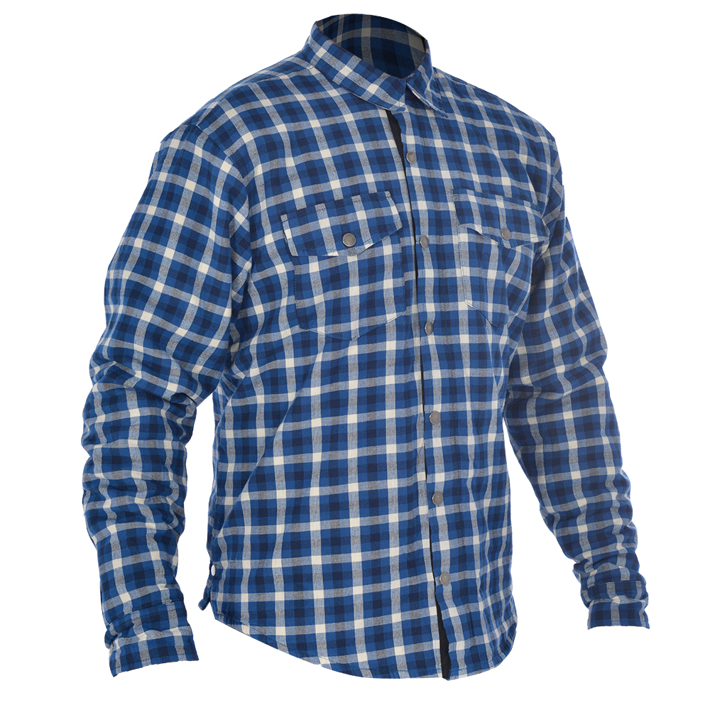 Kickback Shirt Checker Blu/Wht