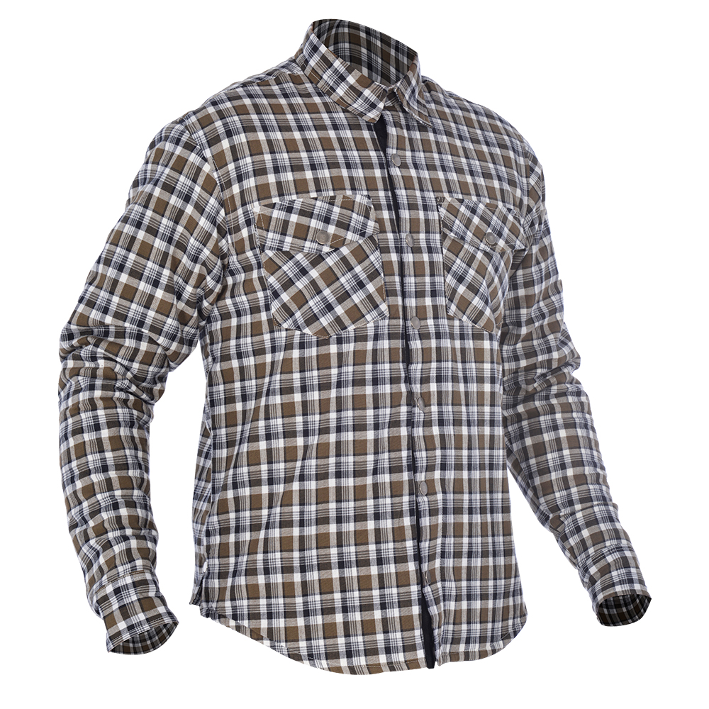 Kickback Shirt Checker Kha/Wht