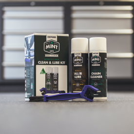 Mint Motorcycle Chain Clean & Lube Kit