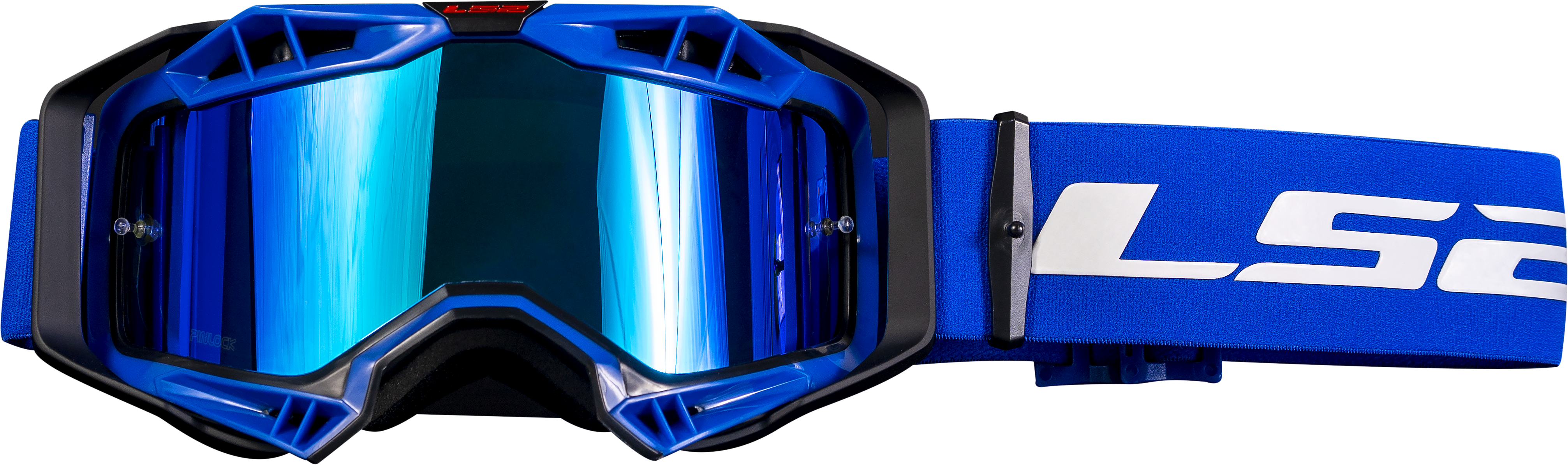 AURA PRO GOGGLE BLUE IRIDIUM VISOR