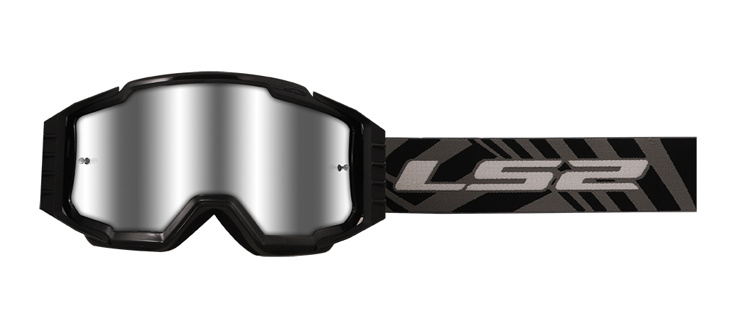 LS2 CHARGER PRO GOGGLE BLACK SILVER