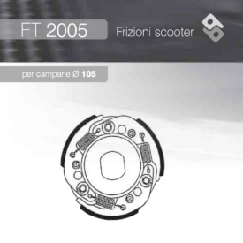 Kobling FT2005 DIA. 105 Minarelli