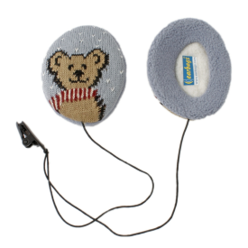 Earbag Børn Lysgrå Bamse