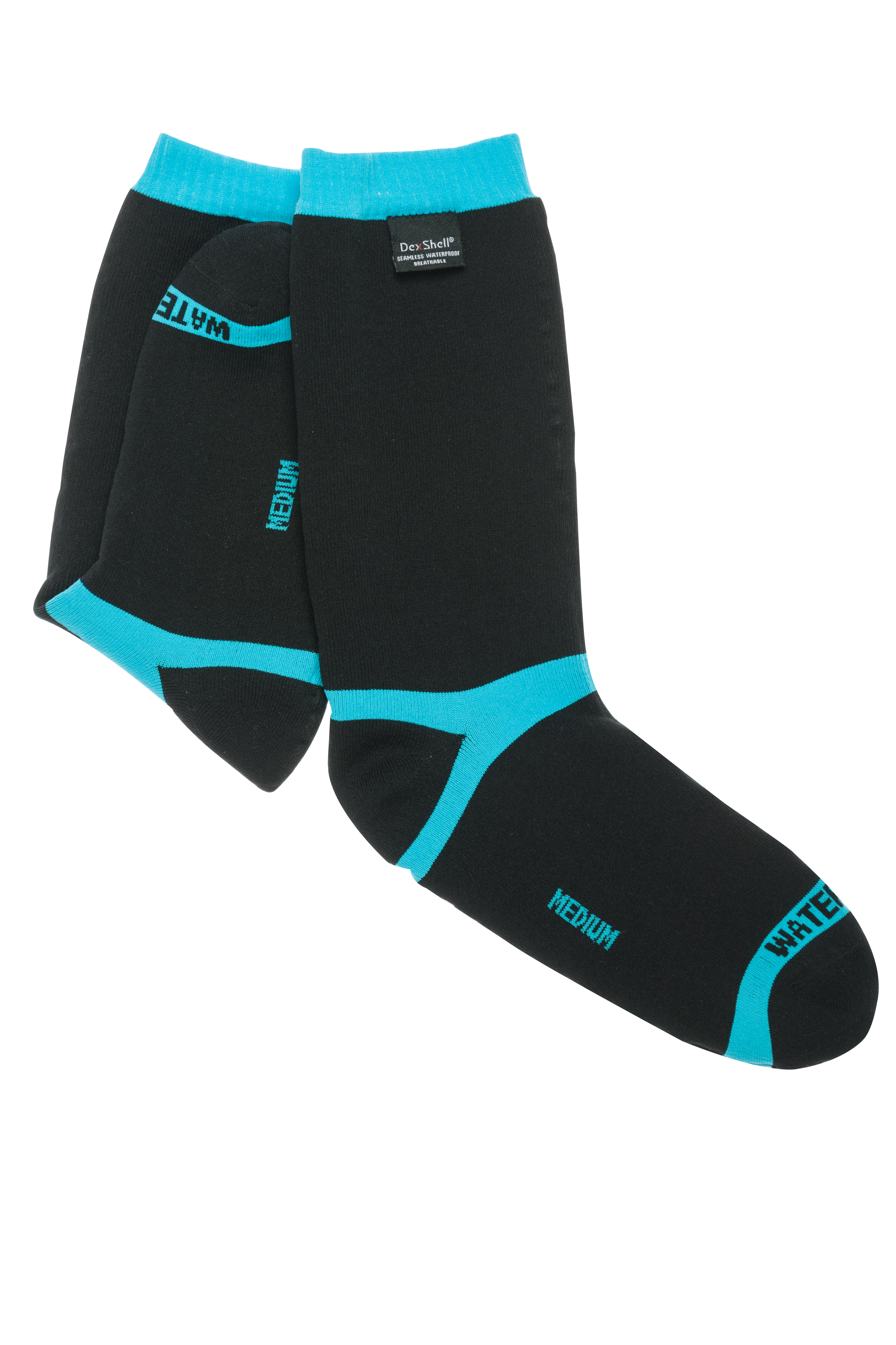 Coolvent Sock Aqua Blue Stripe