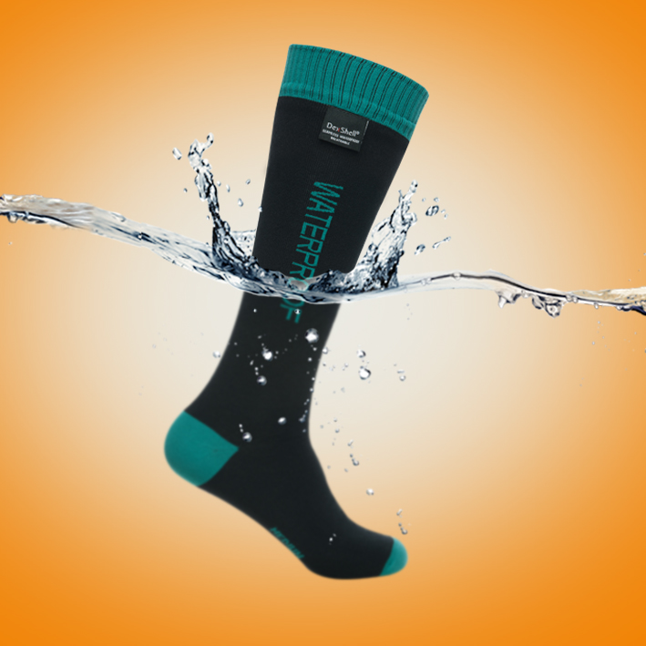 Wading Sock in-cuff seal Sea Green