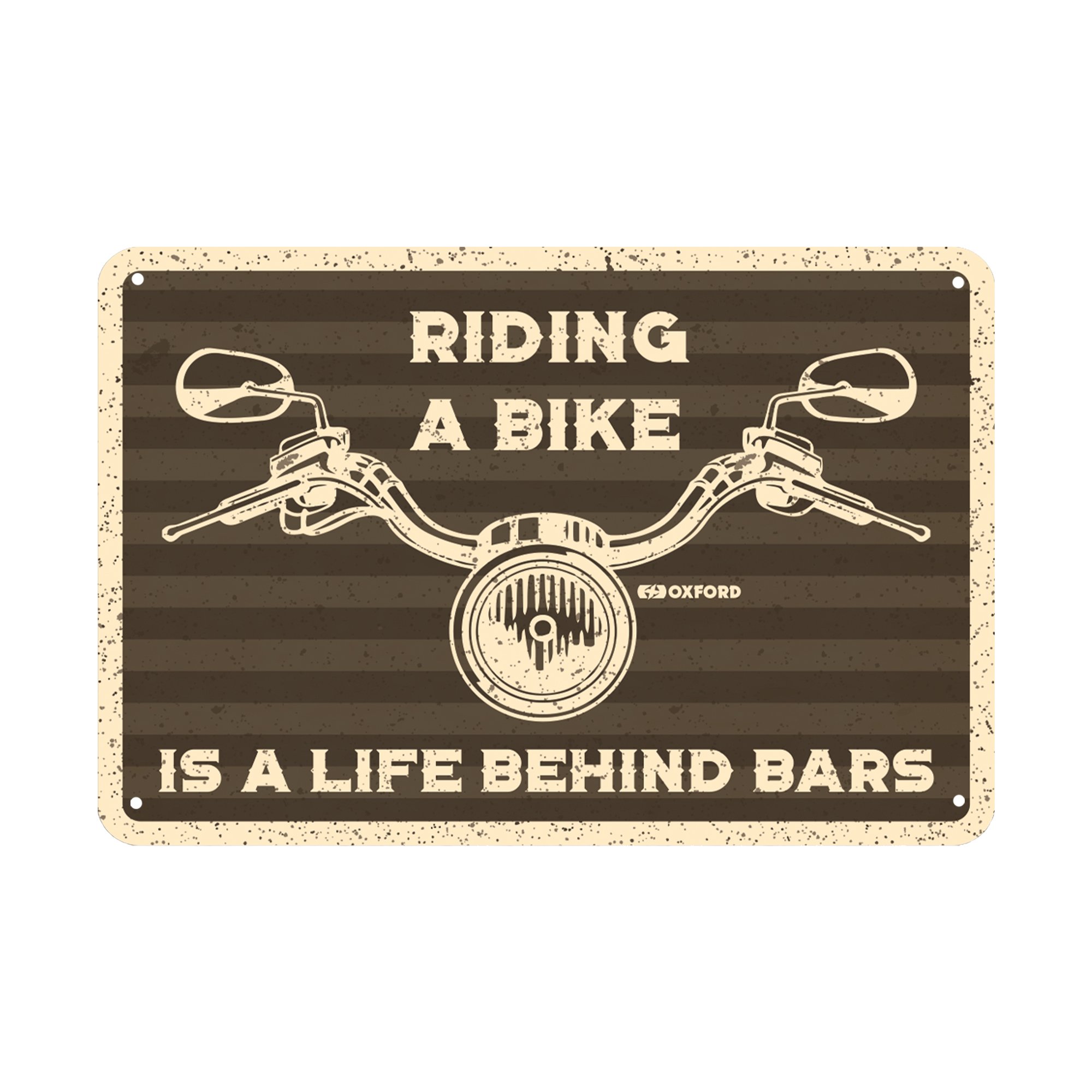 Sign: RIDING A BIKE