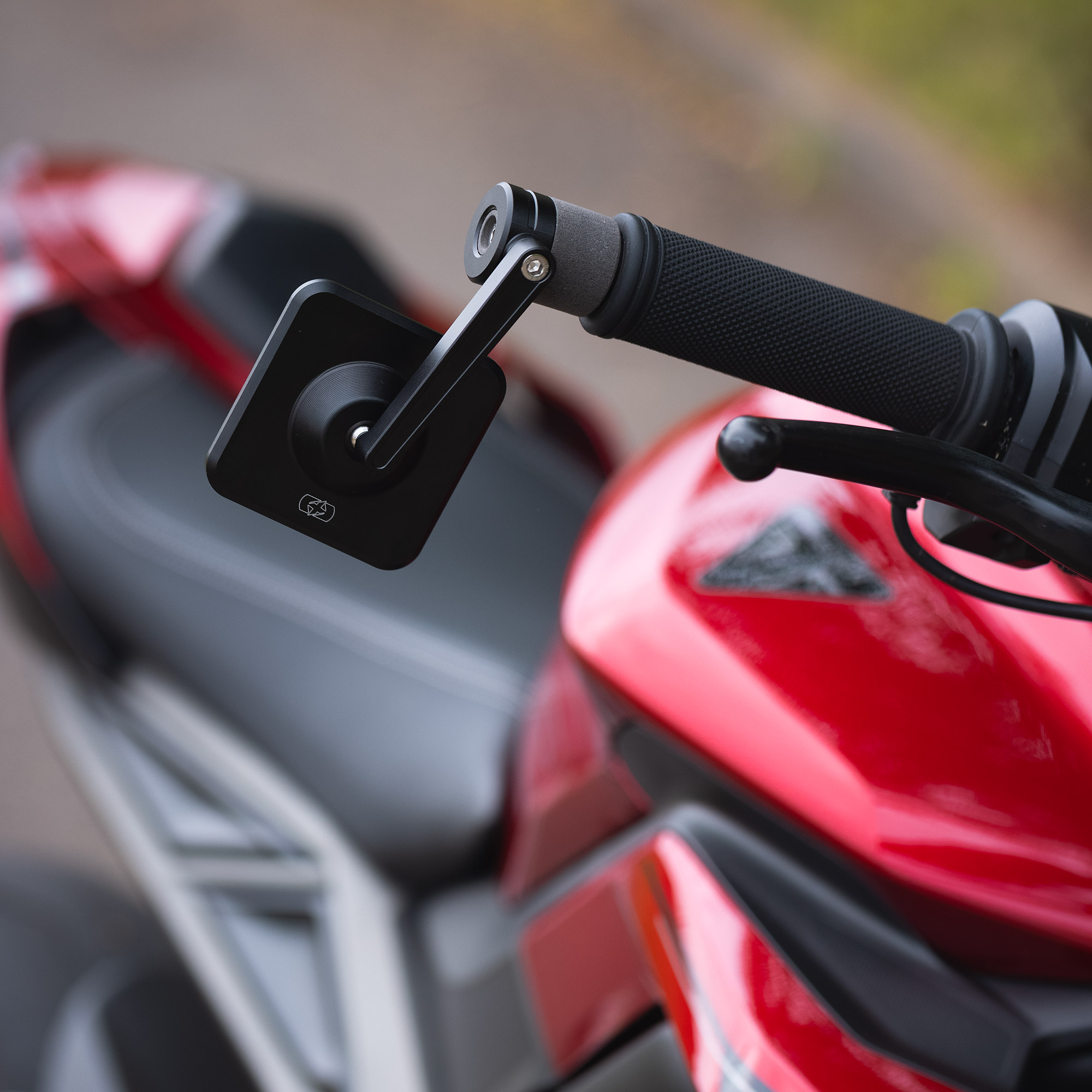 Square 360 Bar End Mirror