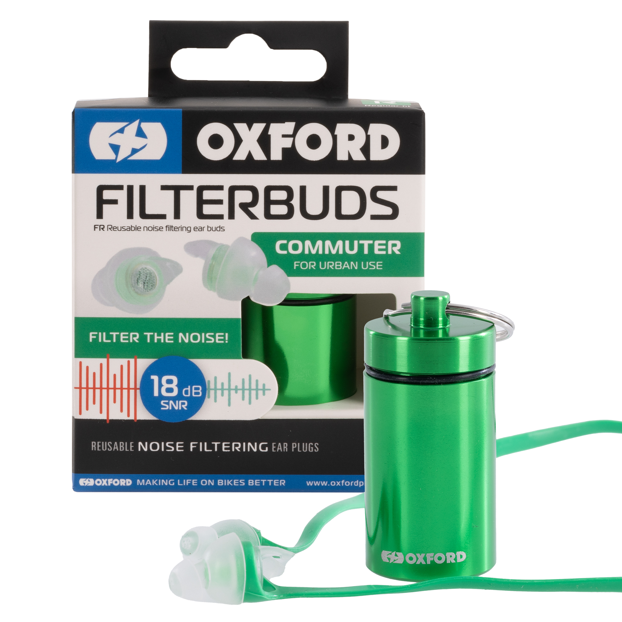 FilterBuds Commuter 18 SNR