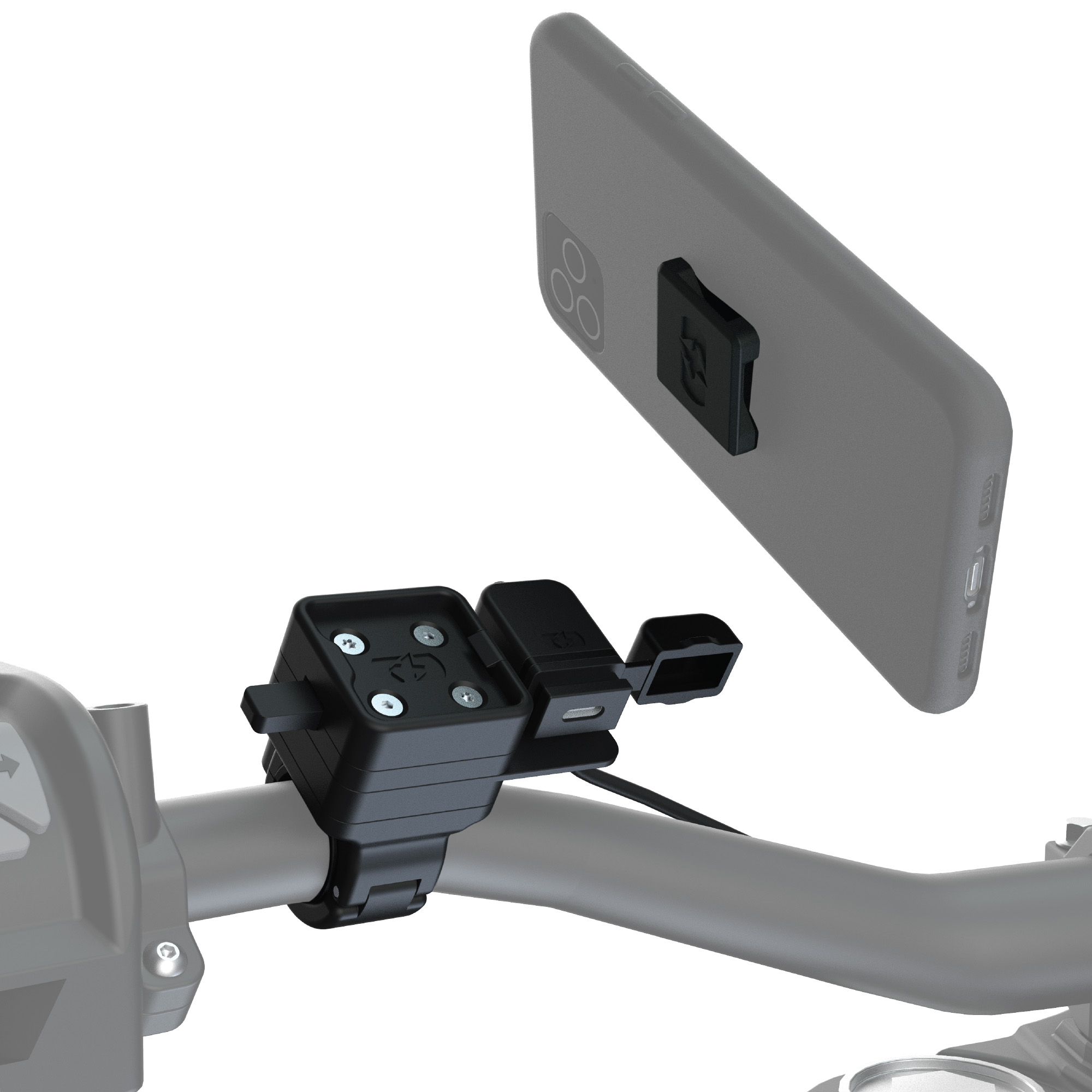 CLIQR USB Type C Handlebar Mount