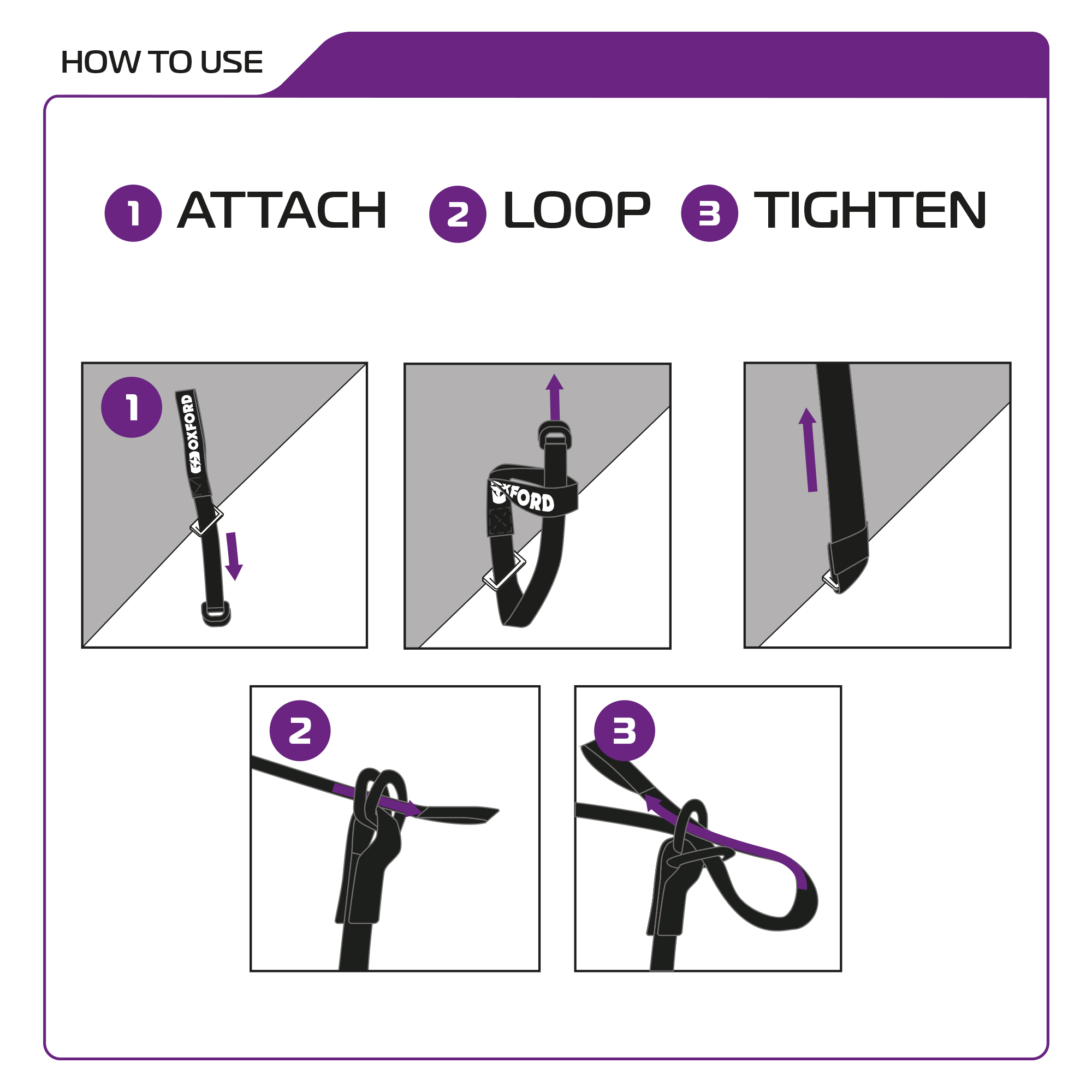 Atlas D-Ring 26mm x 1.2M Black (Pair)