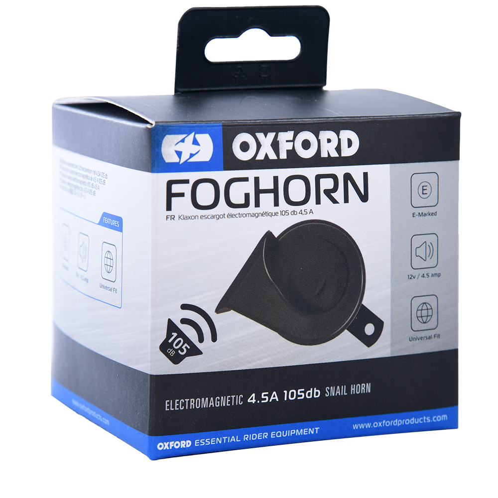 Foghorn 12V Motorcycle Horn black