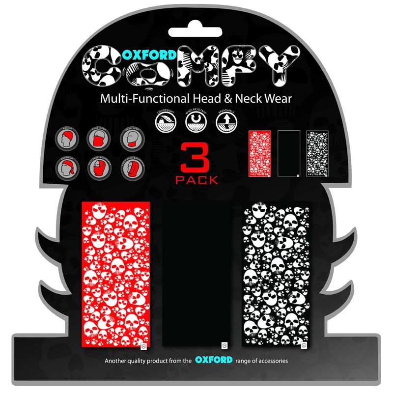 Oxford Comfy Skulls 3-Pack