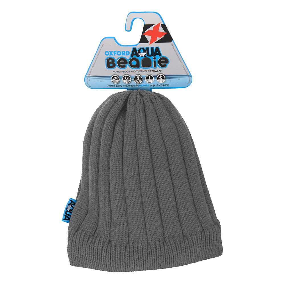 Aqua Beanie Charcoal