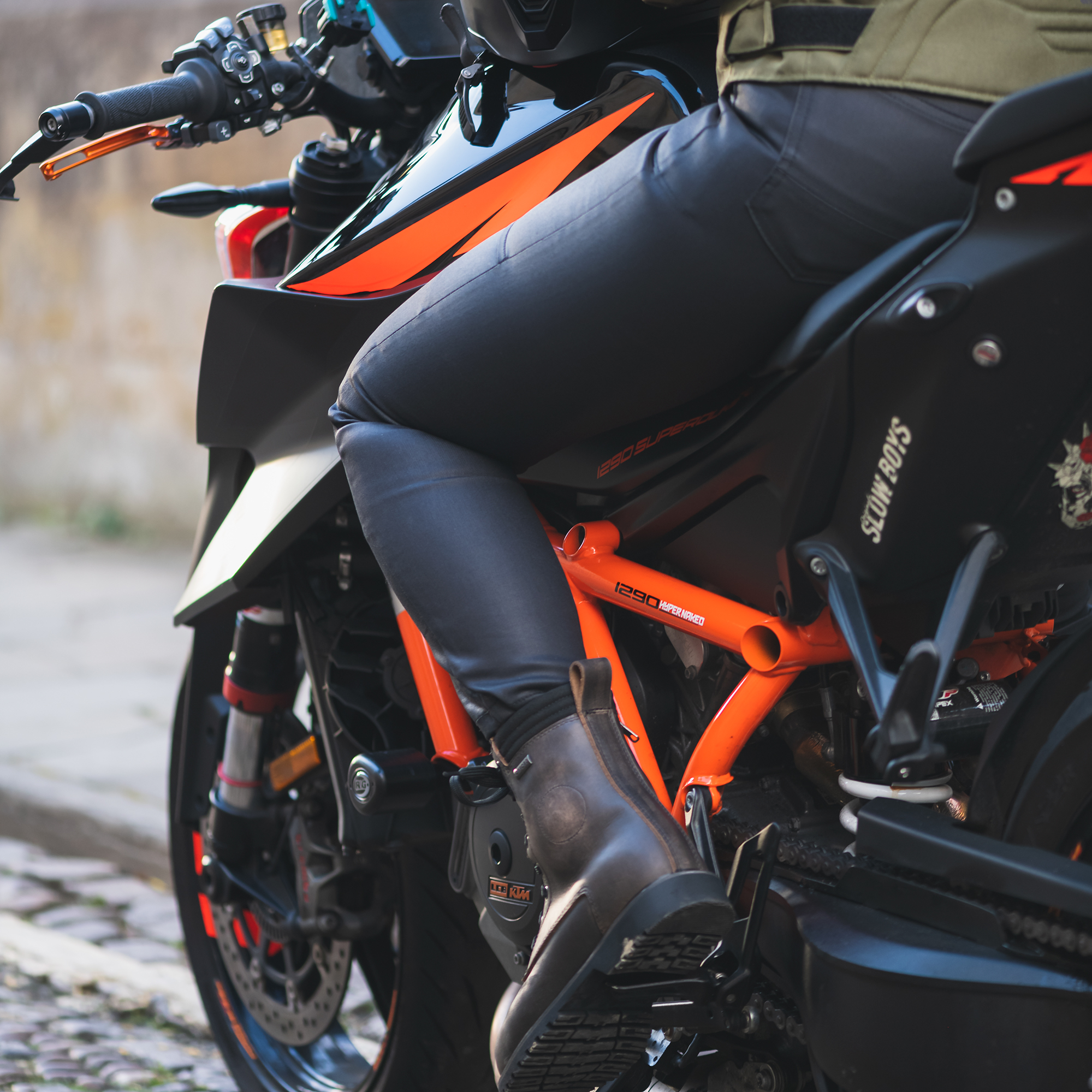 AA Waxed Jegging WS Black