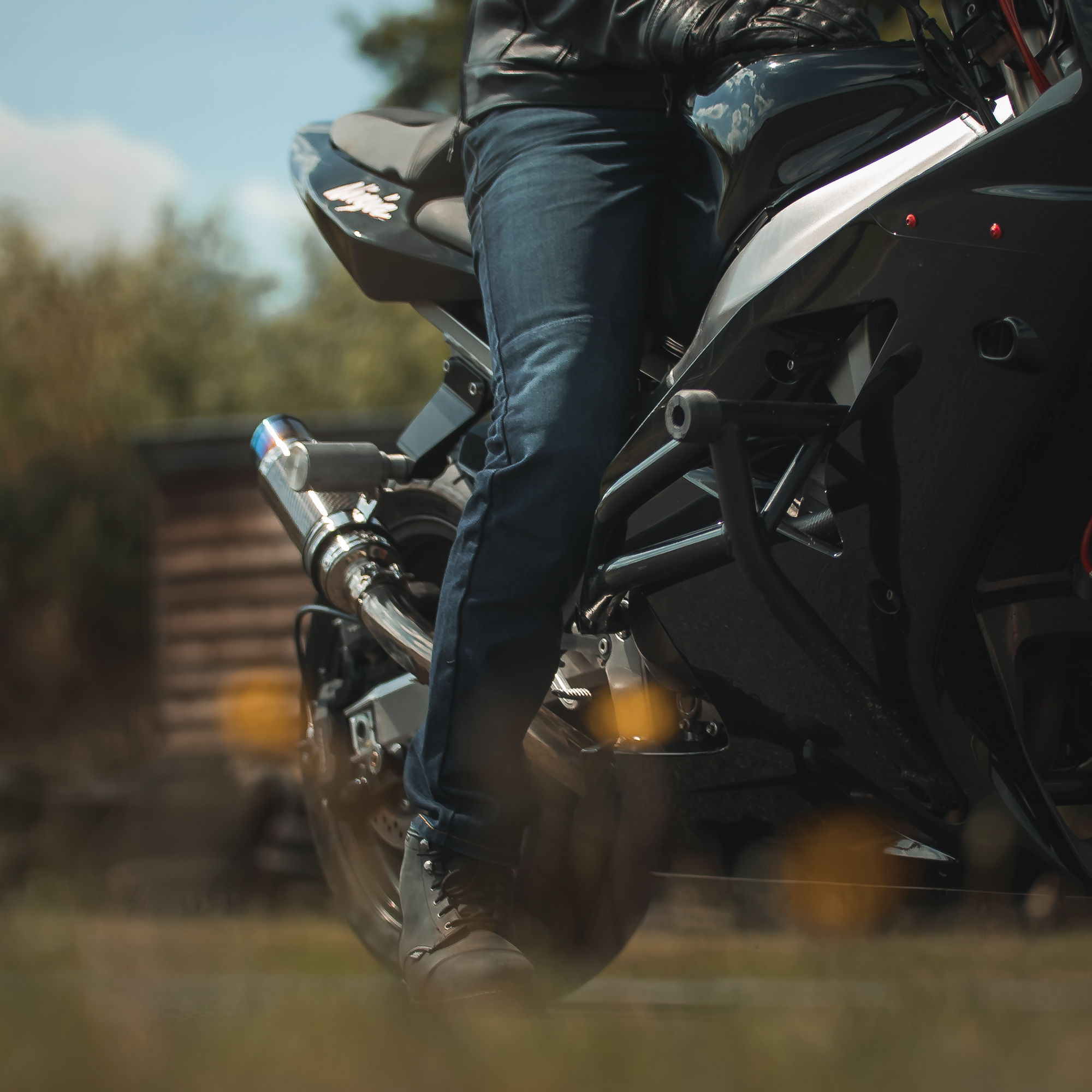 AAA Jeans Slim Men Dark Aged