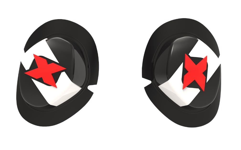 Knee Sliders Oxford White Black