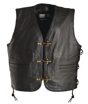 GILET SADIC WITH LACES BLACK
