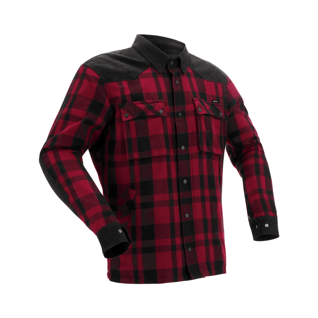 WISCONSIN WP JACKET BLACK/BURGUNDY