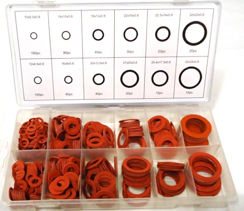 Fiberskive sortiment 600 dele