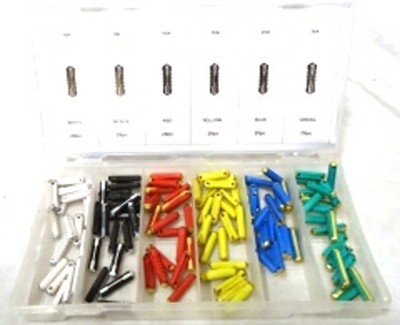 Sikrings sortiment 120 dele gl. model