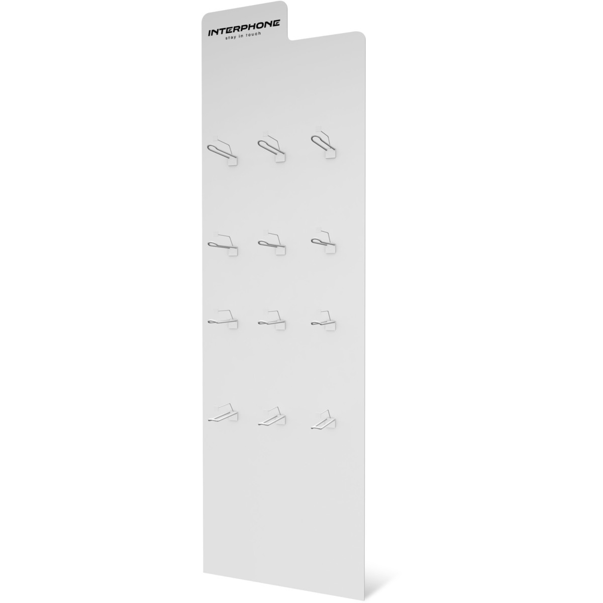 Interphone gulv display hvid