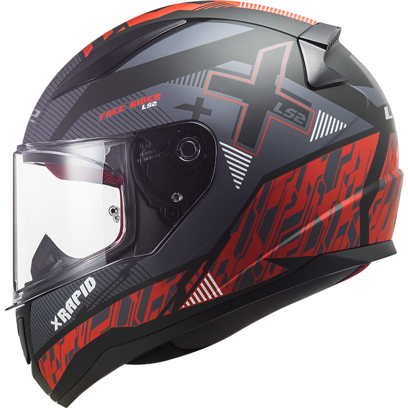 FF353 RAPID XTREET MATT BLACK RED 103536131 A