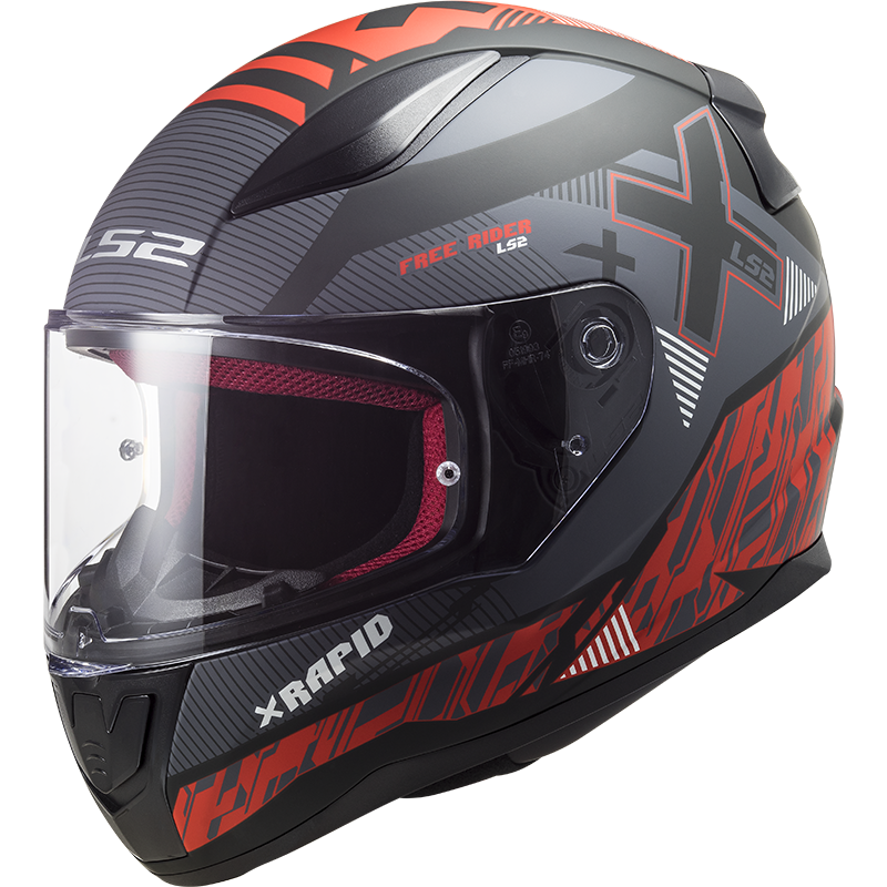 FF353 RAPID XTREET MATT BLACK RED