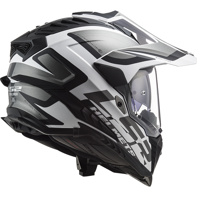 BACK MX701 EXPLORER ALTER MATT BLACK WHITE 407012102