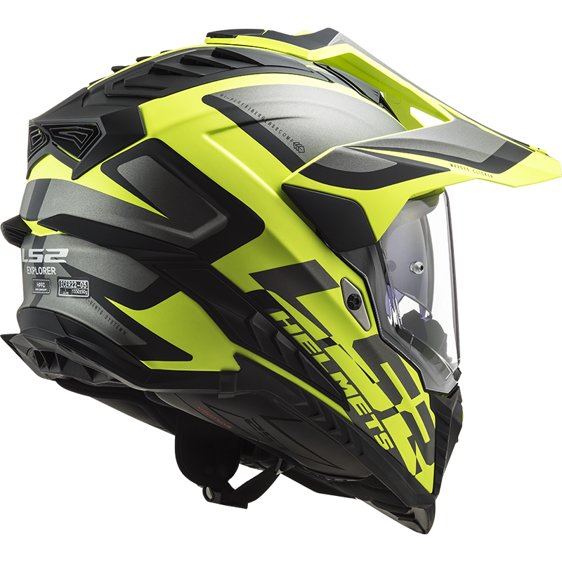 BACK MX701 EXPLORER ALTER MATT BLACK H V YELLOW 407012154