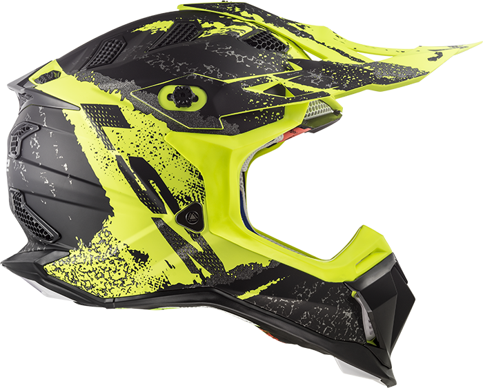 MX470 SUBVERTER CLAW MATT BLACK HI VIS YELLOW 404702454 D