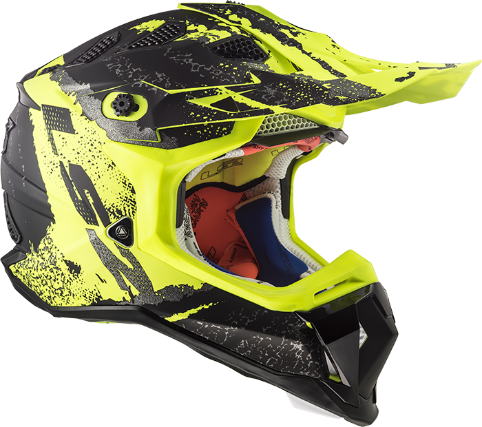 MX470 SUBVERTER CLAW MATT BLACK HI VIS YELLOW 404702454 E