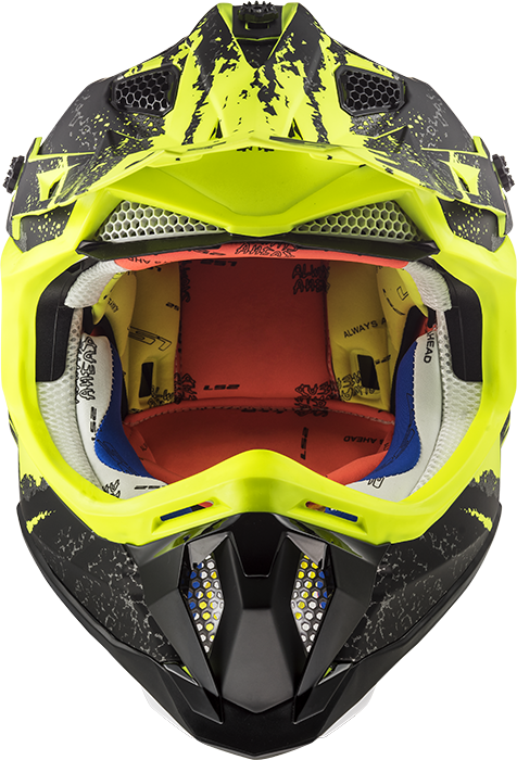 MX470 SUBVERTER CLAW MATT BLACK HI VIS YELLOW 404702454 F