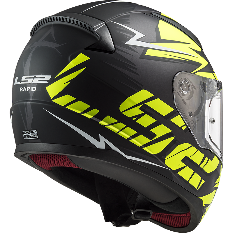 BACK FF353 RAPID CROMO MATT BLACK H V YELLOW 103533654