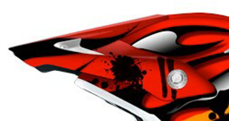 MX 442 LS2 Peak (Skygge) Rød Magma