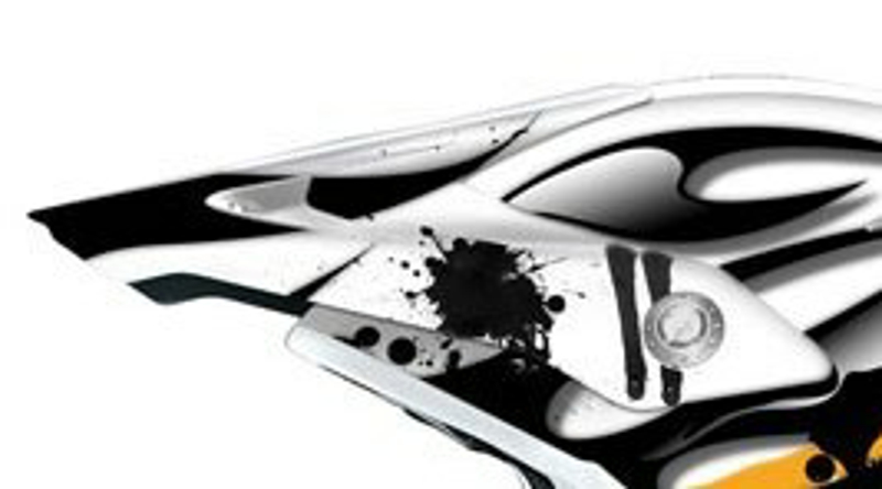 MX 442 LS2 Peak (Skygge) Hvid Magma