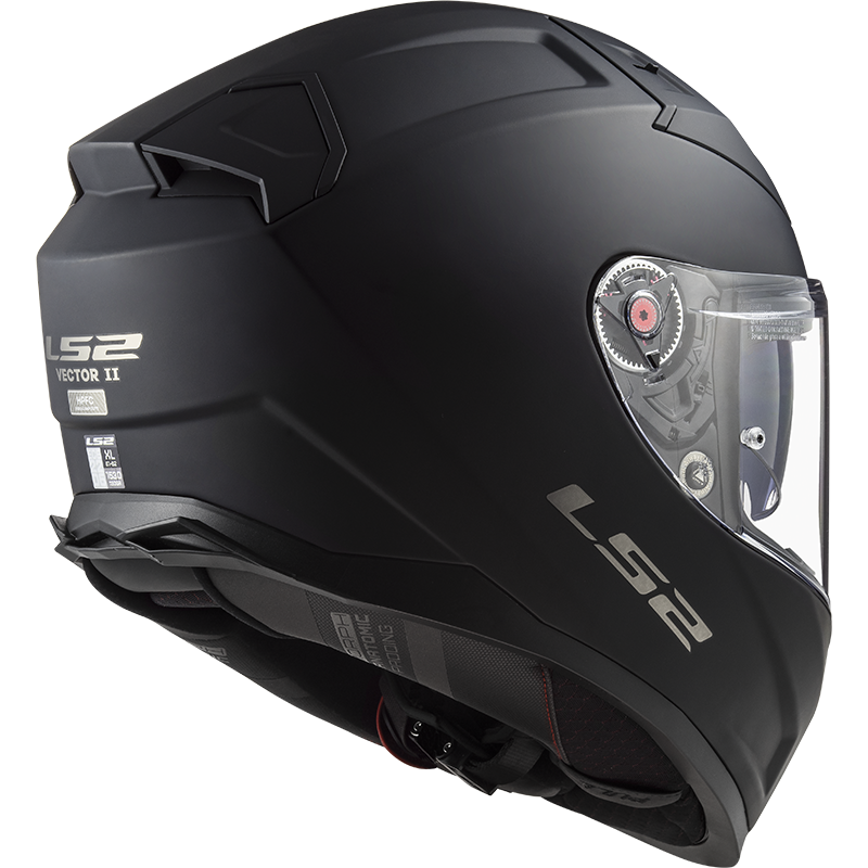 BACK FF811 VECTOR II SOLID MATT BLACK 168111011