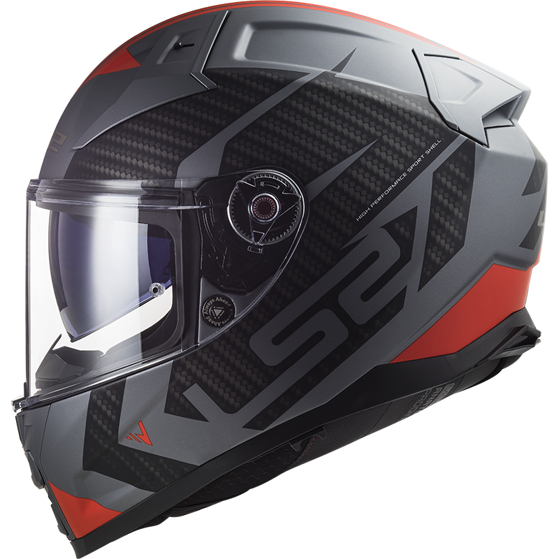 FF811 VECTOR II SPLITTER MATT TITANIUM RED 168112031 A